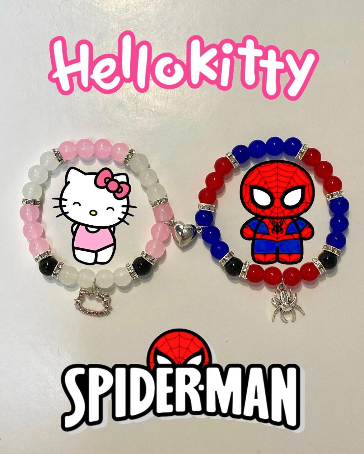 PULSERA KITTY x ARAÑA