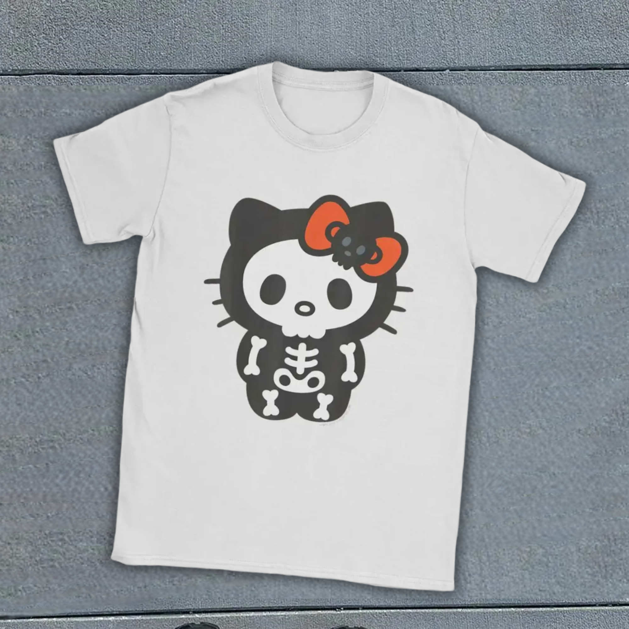 Skeleton Kitty T Shirt