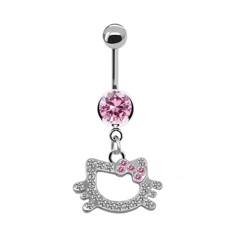 KITTY BELLY BUTTON RING - nexusiim